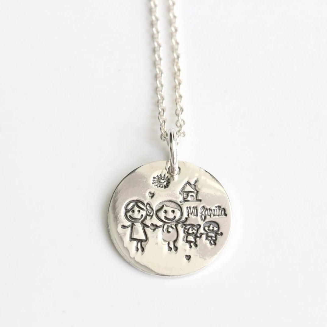 Family Disc Necklace