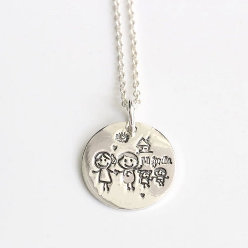 Family Disc Necklace