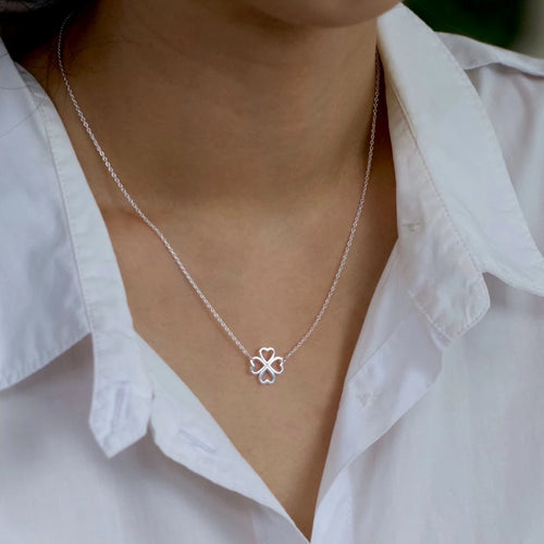 Clover Heart Necklace