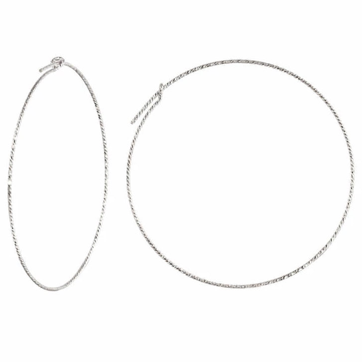 50mm 925 sterling silver hoop earrings, oxidized black. – Sharon SaintDon  Silver and Gold Handmade Jewelry