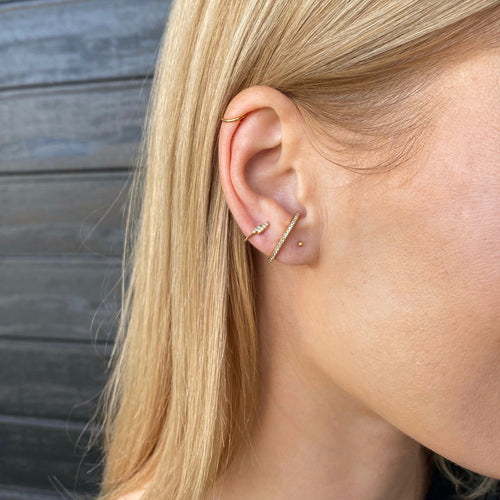 Luxe Pave SuspenderEarrings