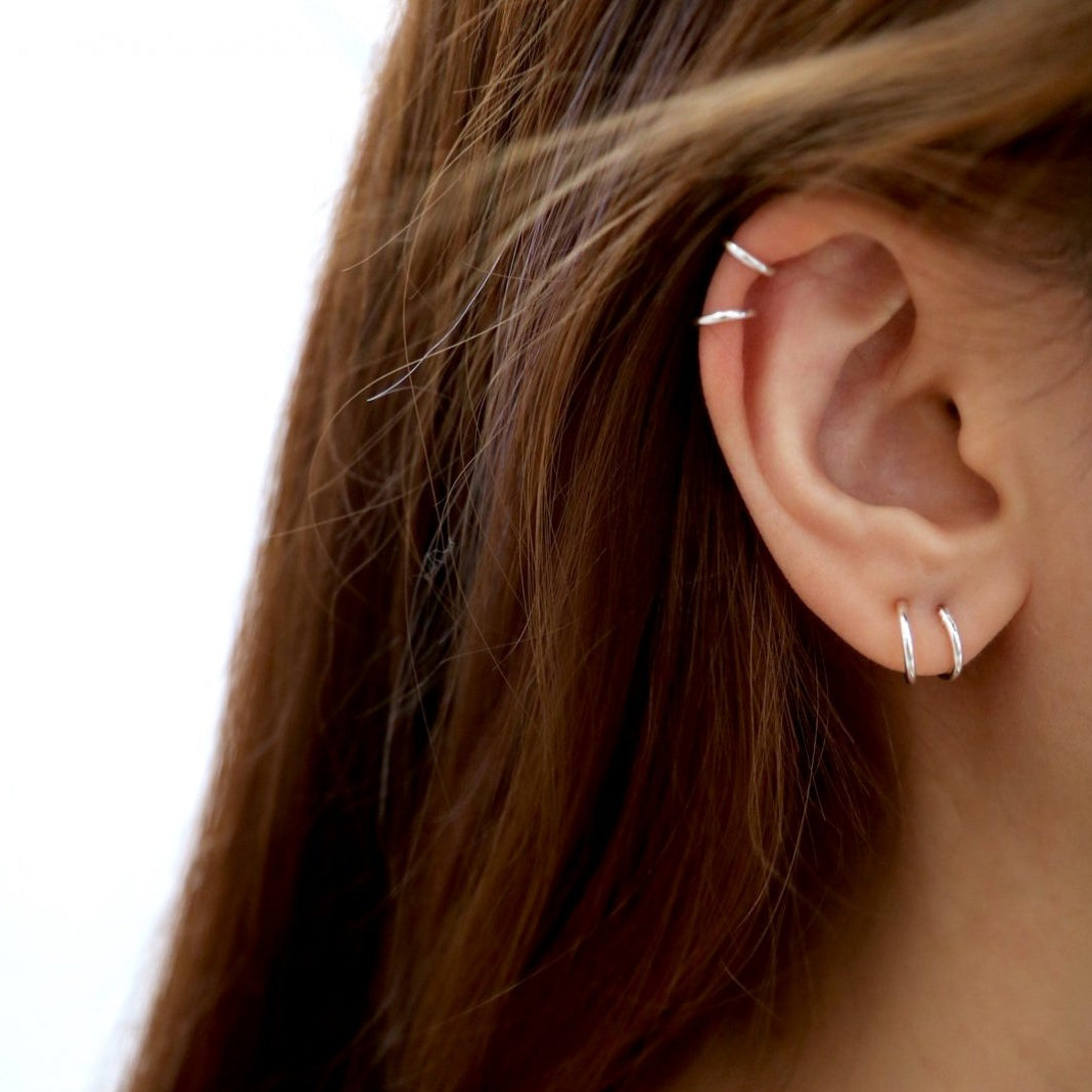 Chloe & Farrah Hoop Earring Set | Gold – CENDRÉ