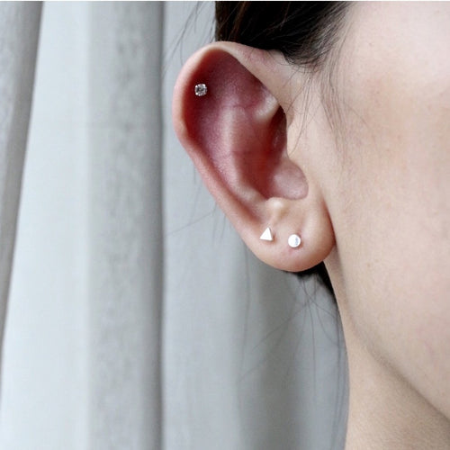 Mini Triangle Stud Earrings
