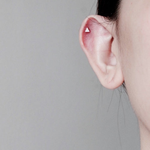 Mini Triangle Stud Earrings
