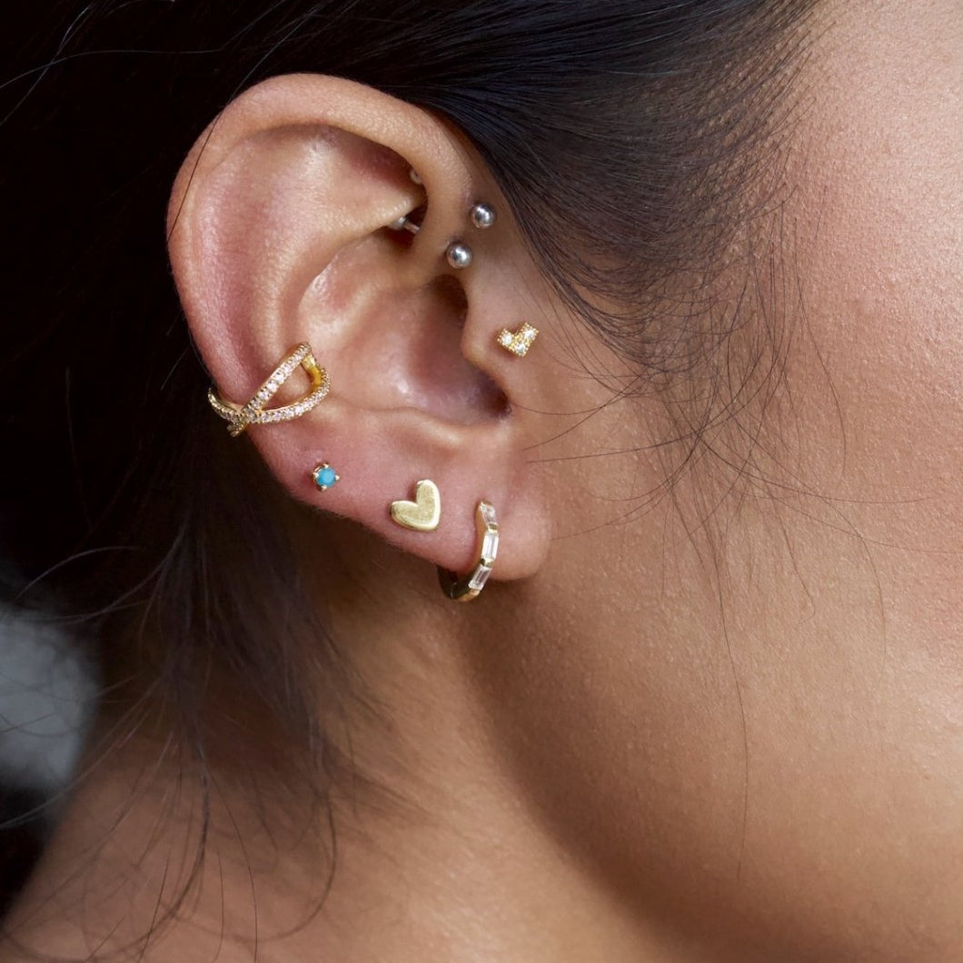 Mini stud earrings sale
