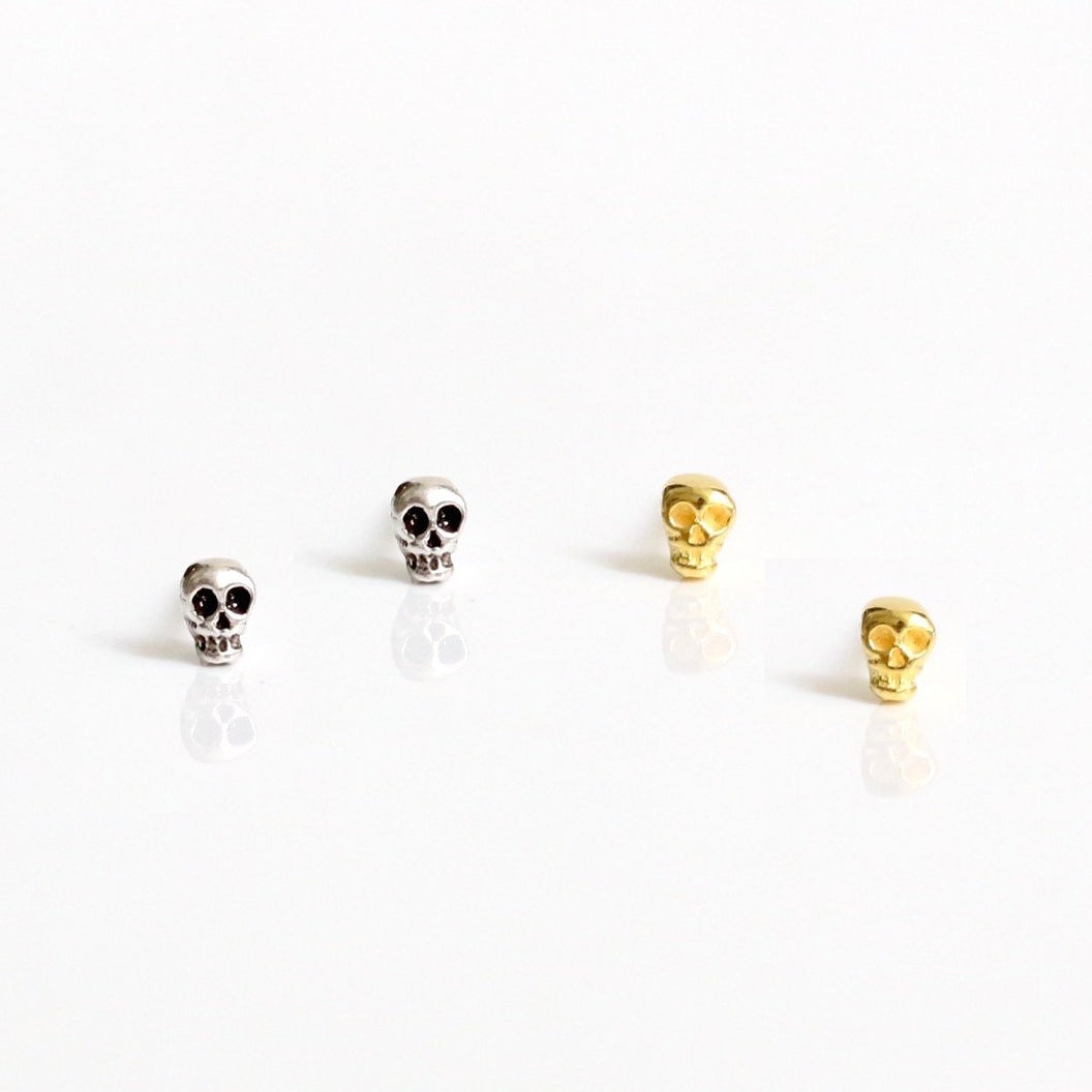 Sugar skull shop stud earrings