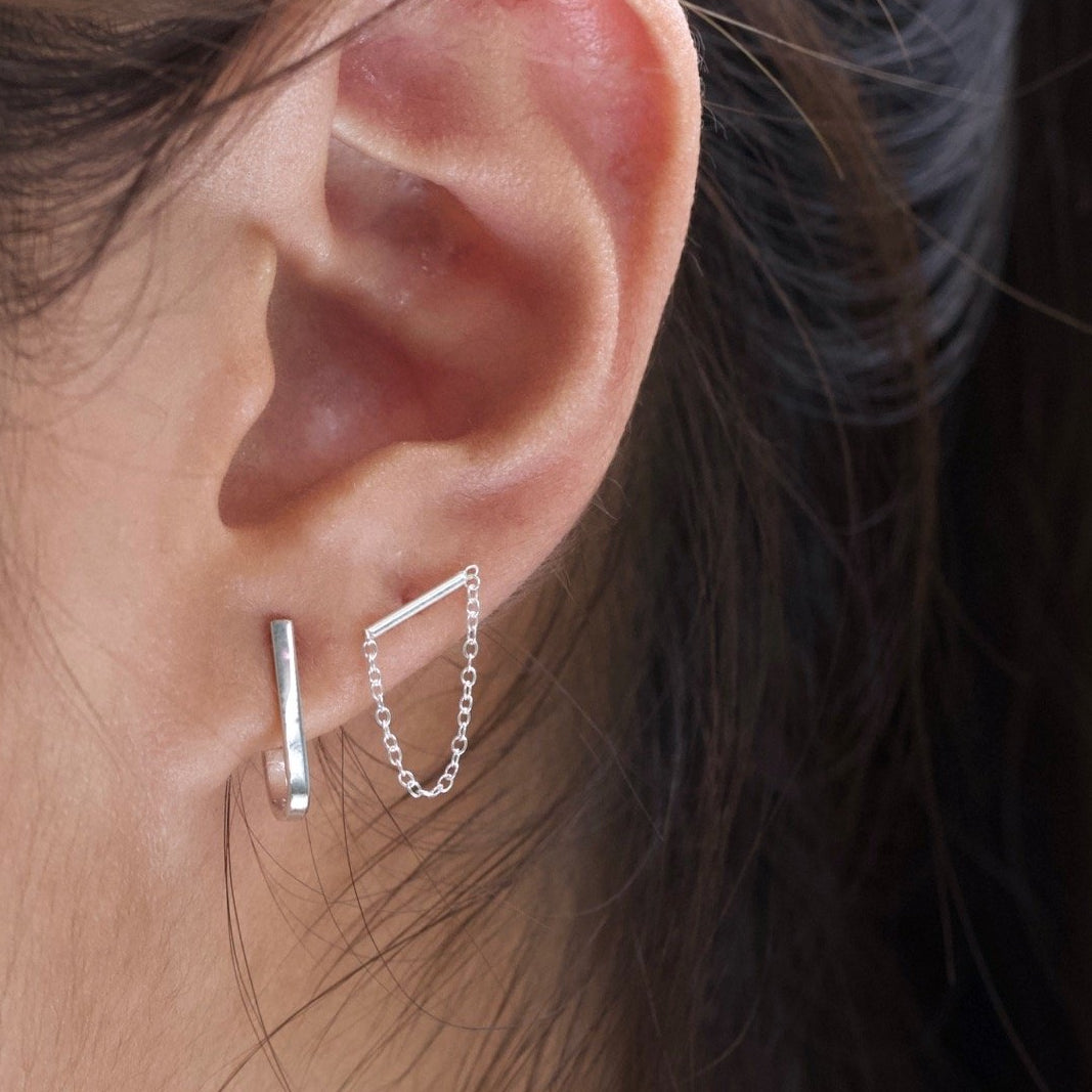 Suspender Bar Earrings – J&CO Jewellery