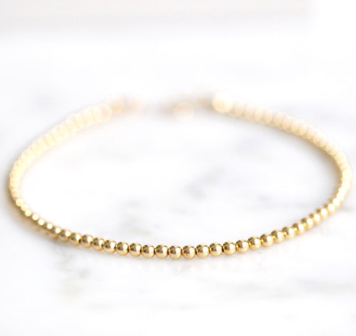 Timeless Beaded Anklet