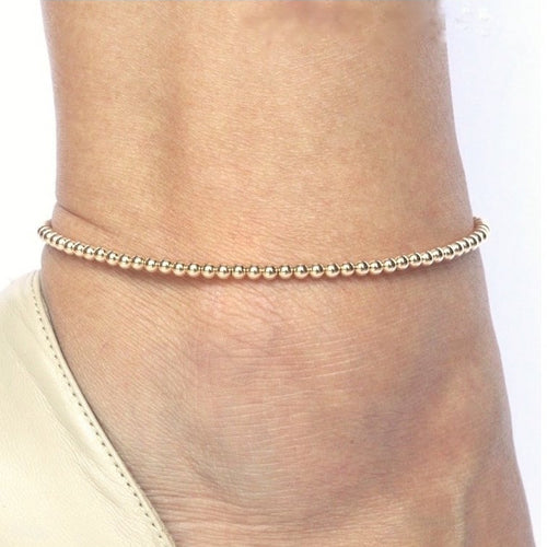 Timeless Beaded Anklet