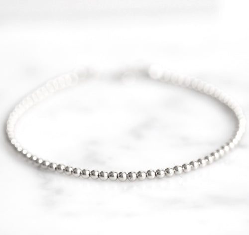 Timeless Beaded Anklet